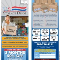 US Storage Depot Direct Mail Flyer
